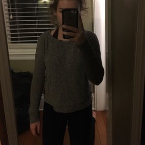 Grey spotted sweater